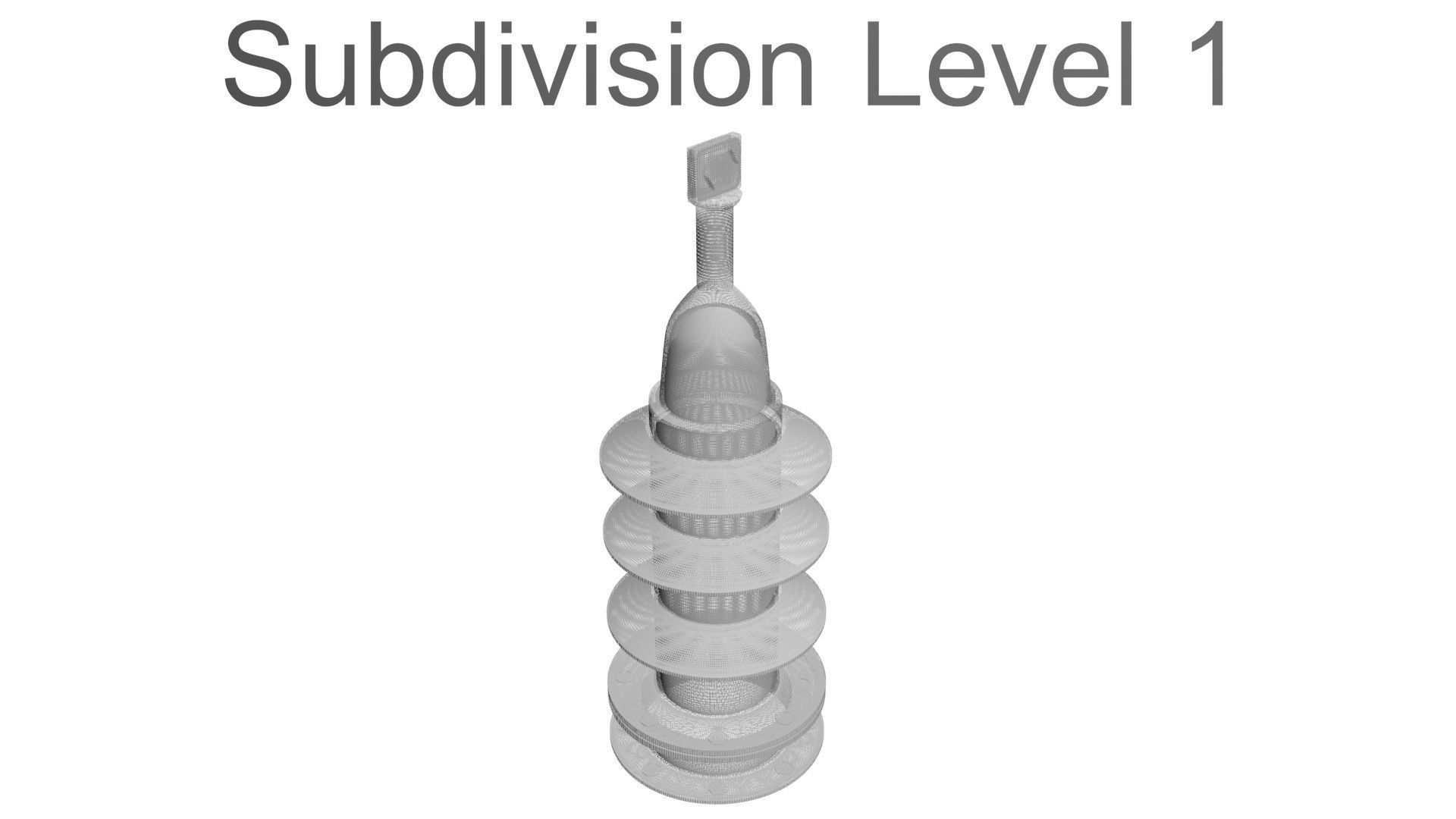 High Voltage Porcelain Insulators Set 3D model_32