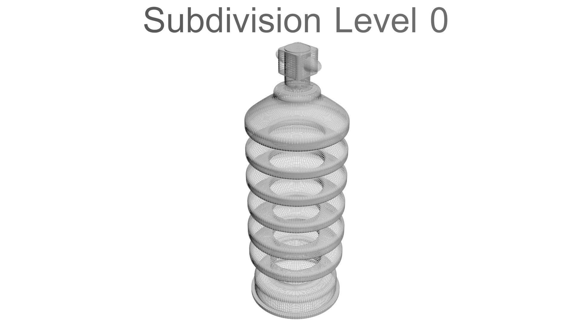 High Voltage Porcelain Insulators Set 3D model_37