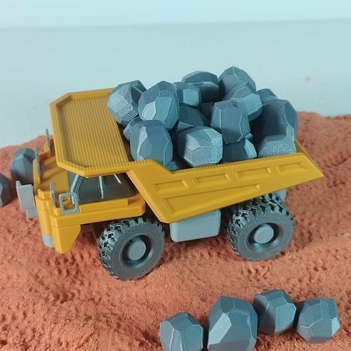 3D DUMP TRUCK 3D print model