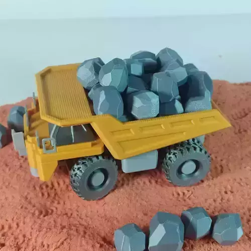 3D DUMP TRUCK 3D print model