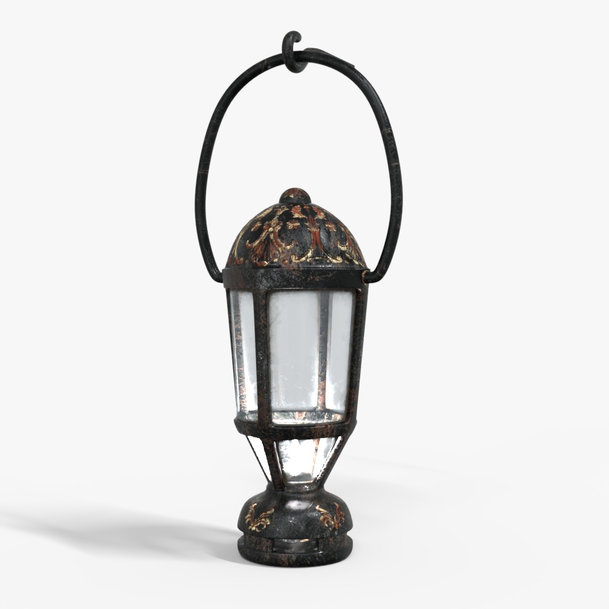 Turk light For christmas Low-poly 3D model_3