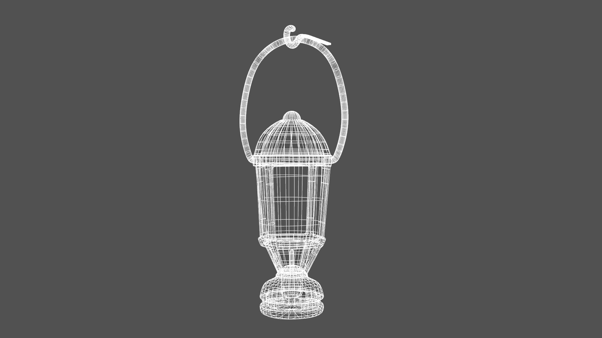 Turk light For christmas Low-poly 3D model_7