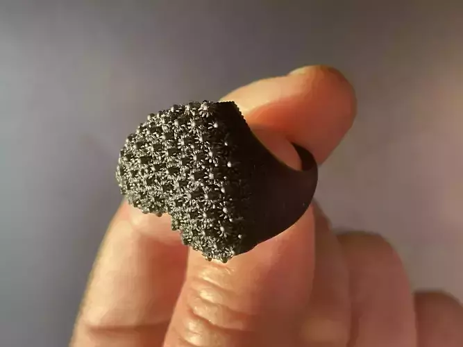 anello a cuore in filigrana sarda 3D print model