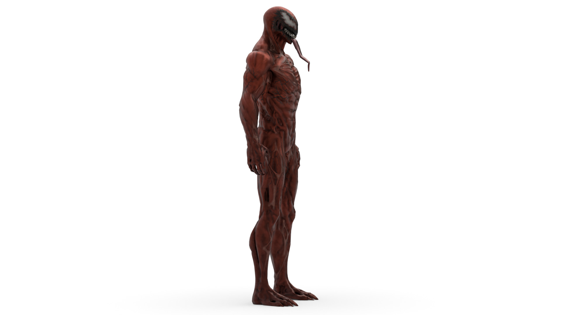 Carnage 3D Model Rigged and Game-Ready Low-poly 3D model_9
