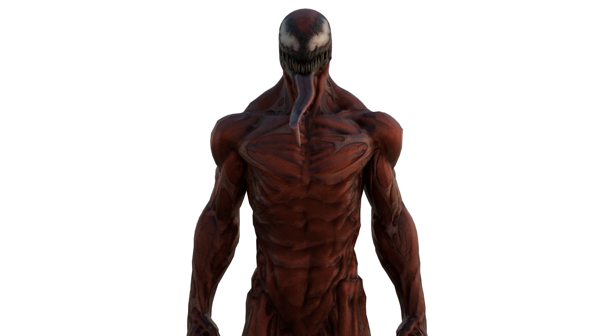 Carnage 3D Model Rigged and Game-Ready Low-poly 3D model_1
