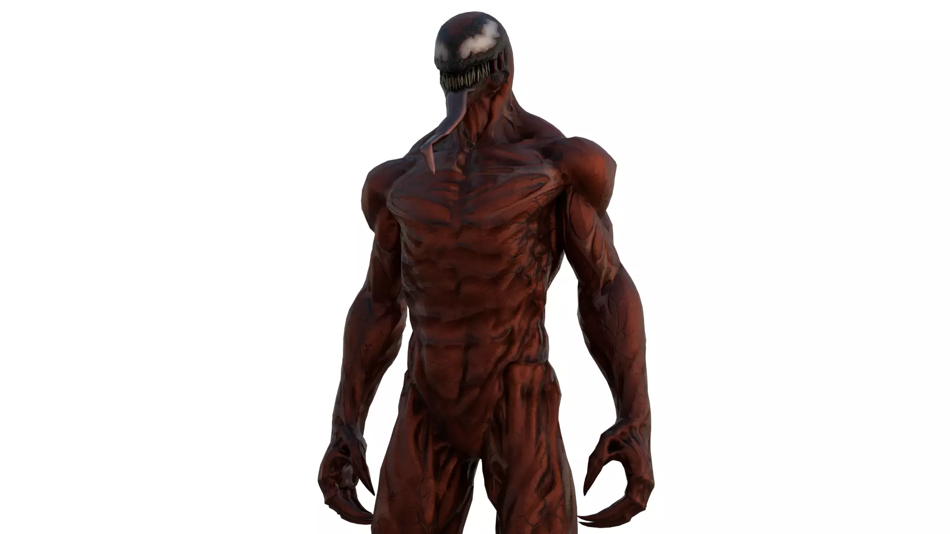 Carnage 3D Model Rigged and Game-Ready Low-poly 3D model_0