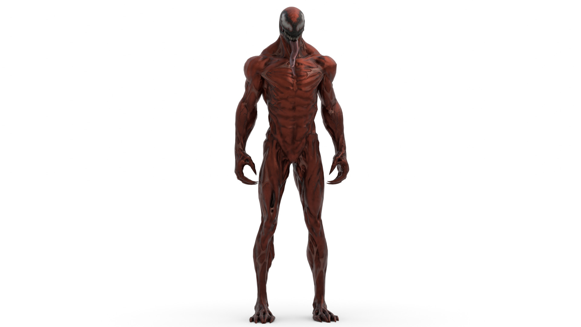 Carnage 3D Model Rigged and Game-Ready Low-poly 3D model_16