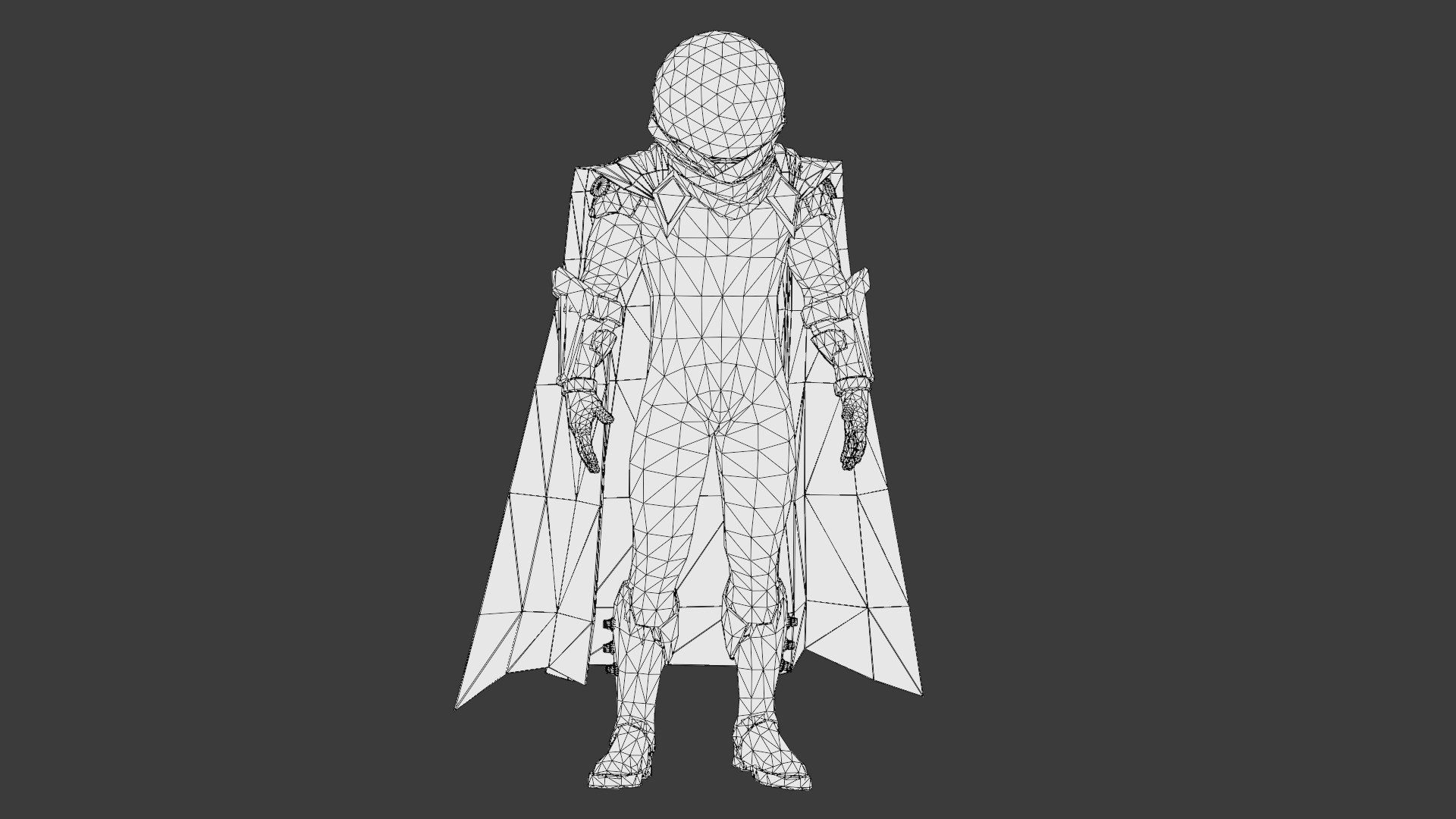 Mysterio 3D Model Rigged Game-Ready Character Low-poly 3D model_29