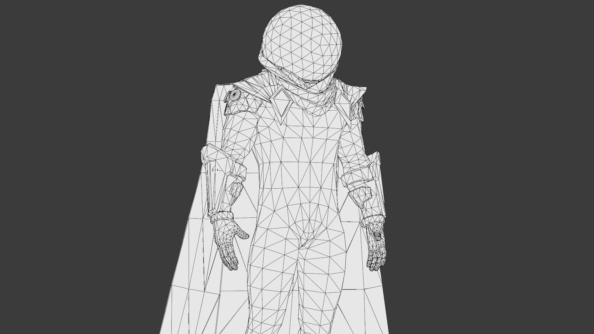 Mysterio 3D Model Rigged Game-Ready Character Low-poly 3D model_23