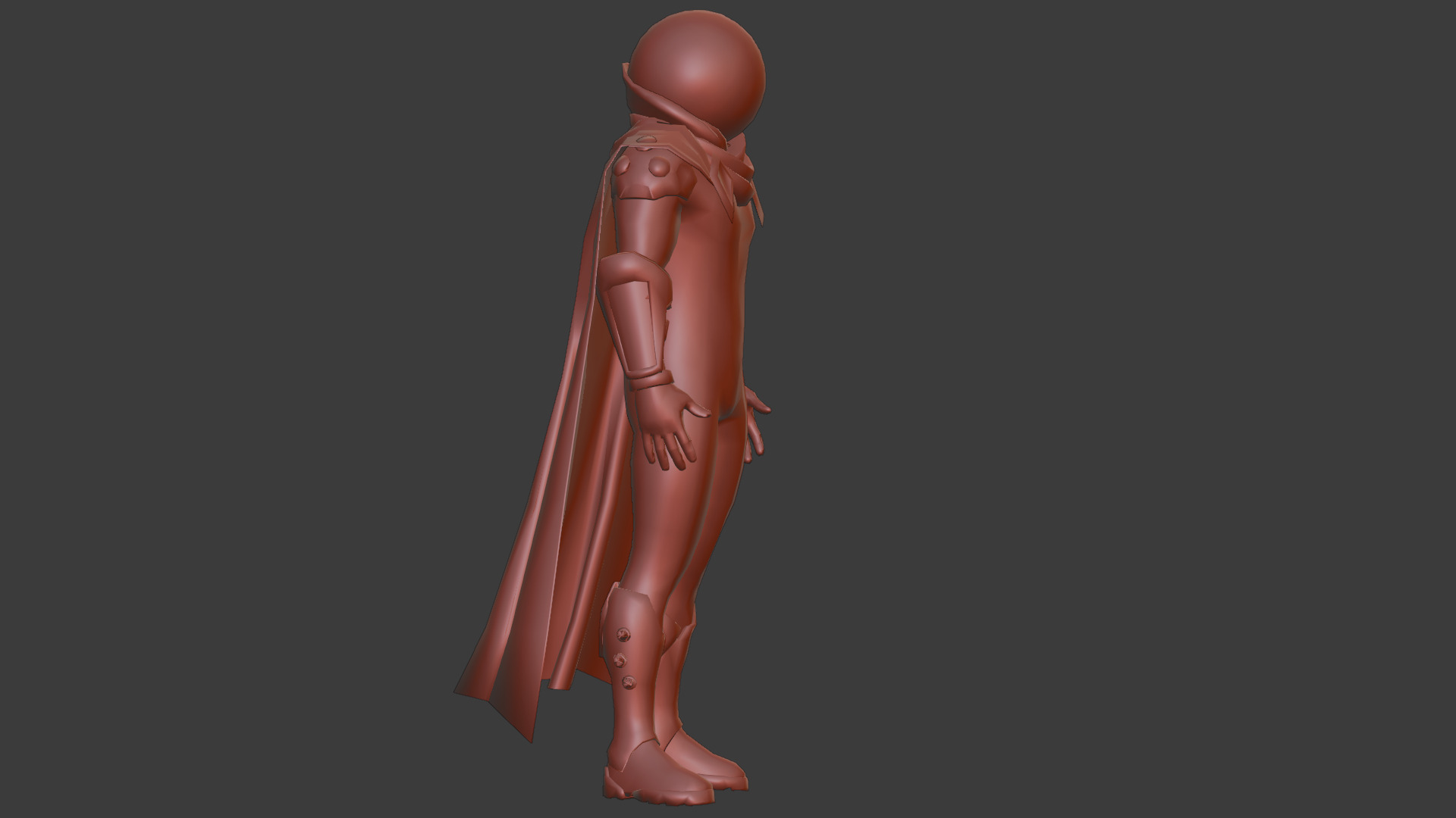 Mysterio 3D Model Rigged Game-Ready Character Low-poly 3D model_12