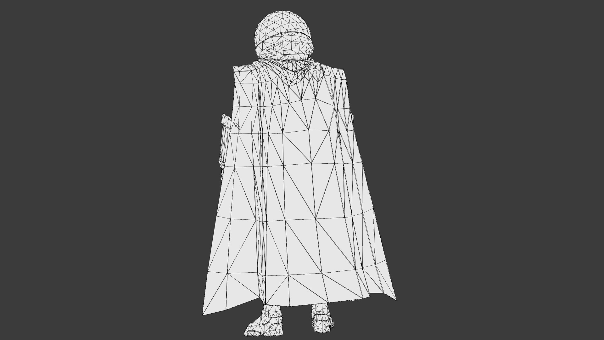 Mysterio 3D Model Rigged Game-Ready Character Low-poly 3D model_24