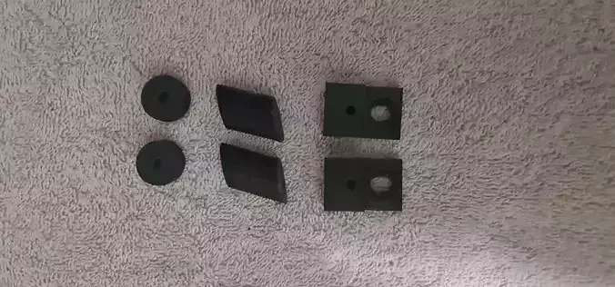 Ford Fiesta ST MK7 Wing Riser Clips Kit