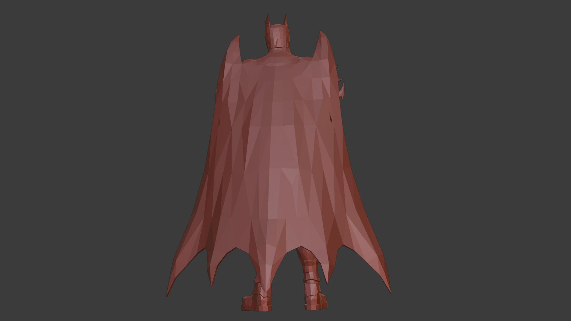 Hellbat Armor 3D Model Rigged Game-Ready Character Low-poly 3D model_25