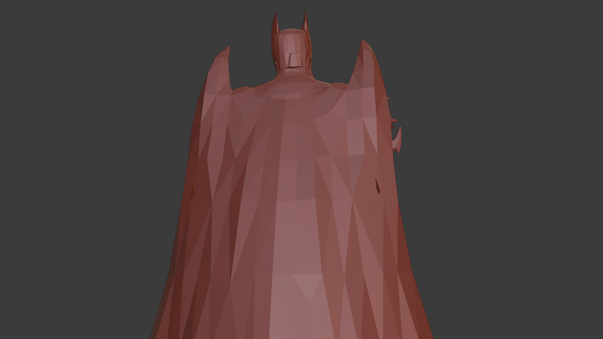 Hellbat Armor 3D Model Rigged Game-Ready Character Low-poly 3D model_19