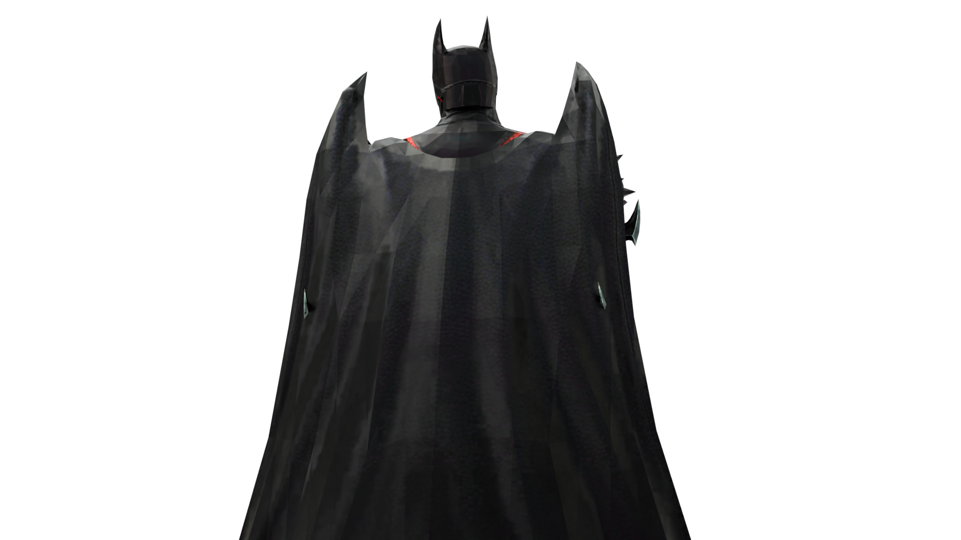 Hellbat Armor 3D Model Rigged Game-Ready Character Low-poly 3D model_11