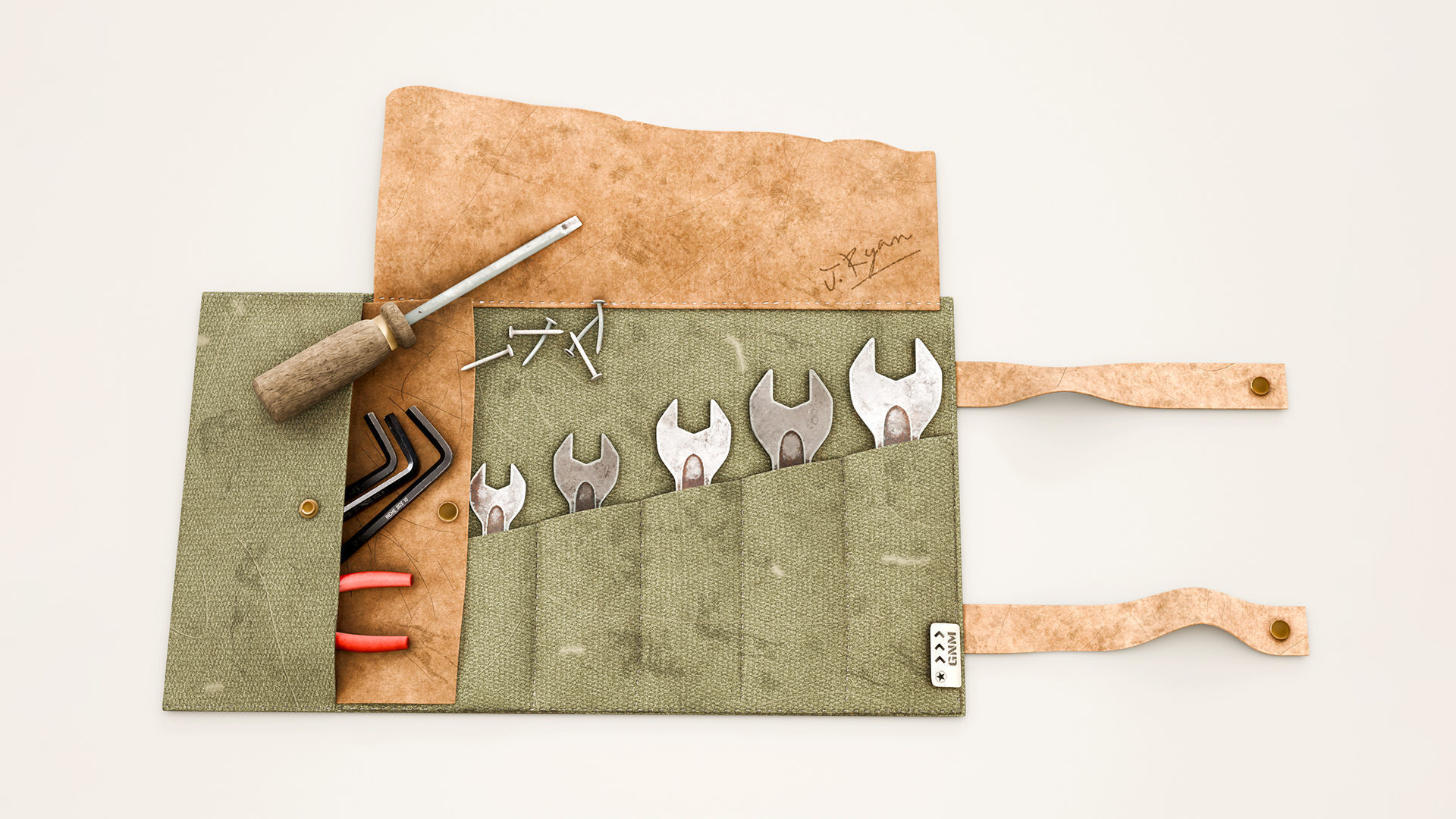 Tool Roll Free 3D model_1