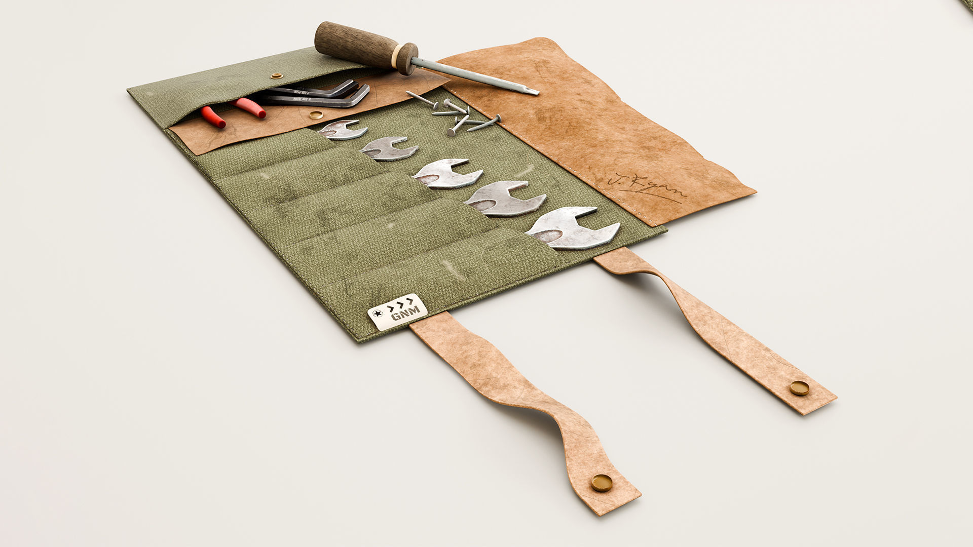 Tool Roll Free 3D model_3