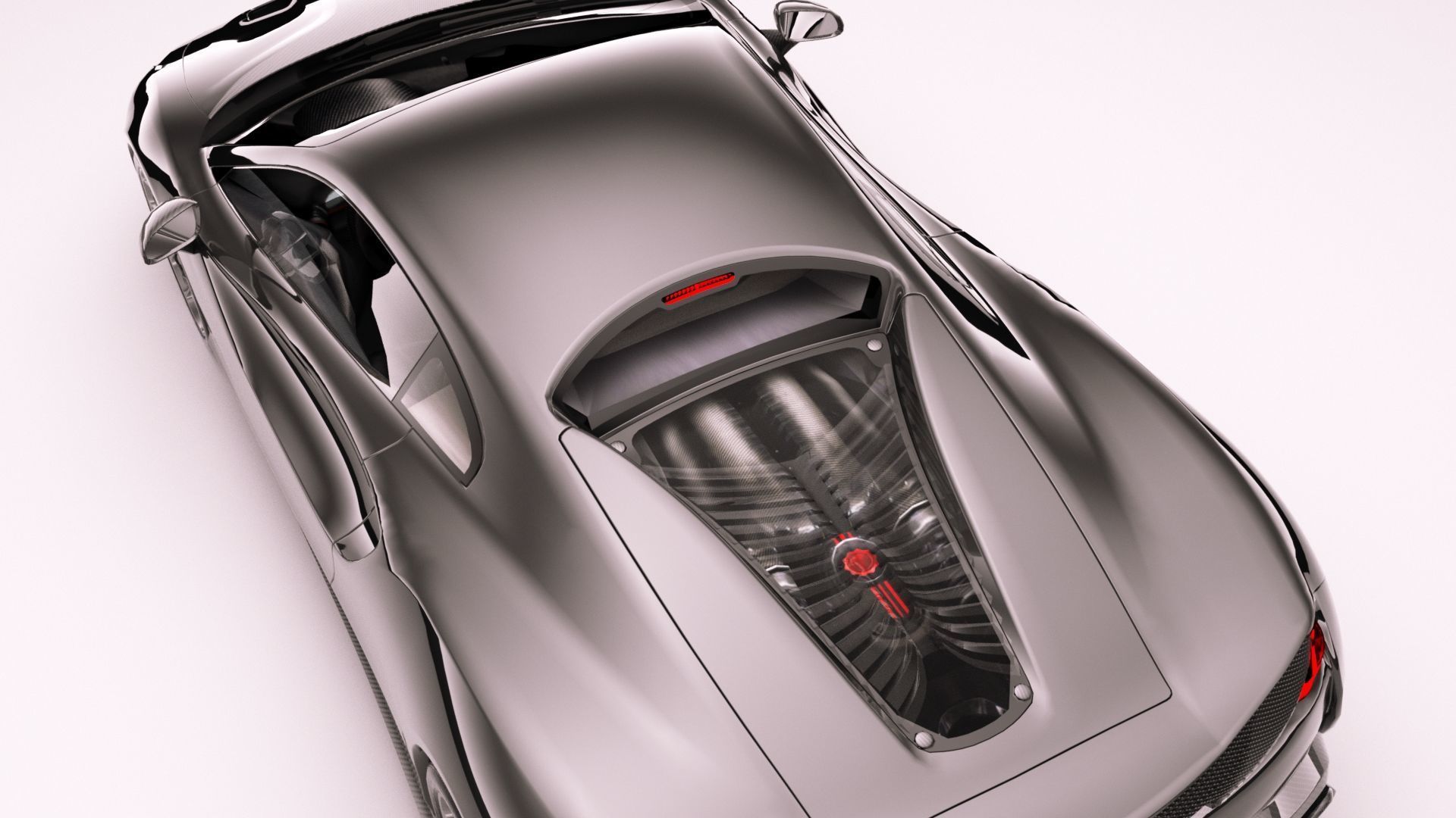 Generic Supercar v19 petrol version Low-poly 3D model_6