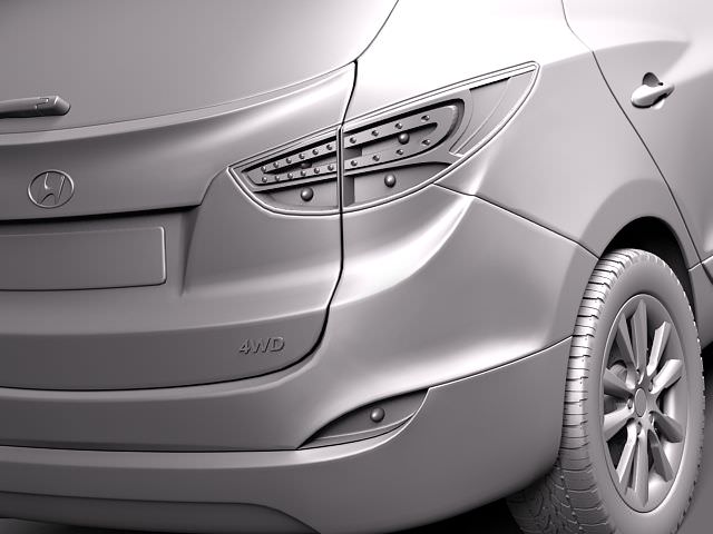 Hyundai Tucson 2011 3D model_9