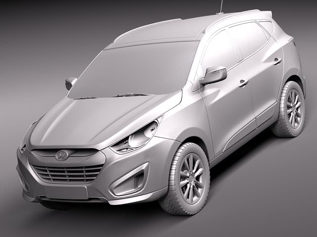 Hyundai Tucson 2011 3D model_11