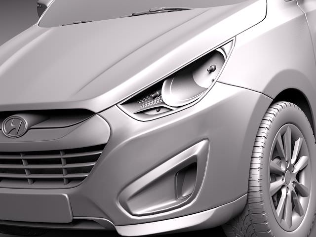 Hyundai Tucson 2011 3D model_10
