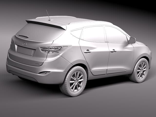 Hyundai Tucson 2011 3D model_8