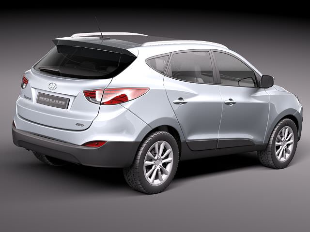 Hyundai Tucson 2011 3D model_4