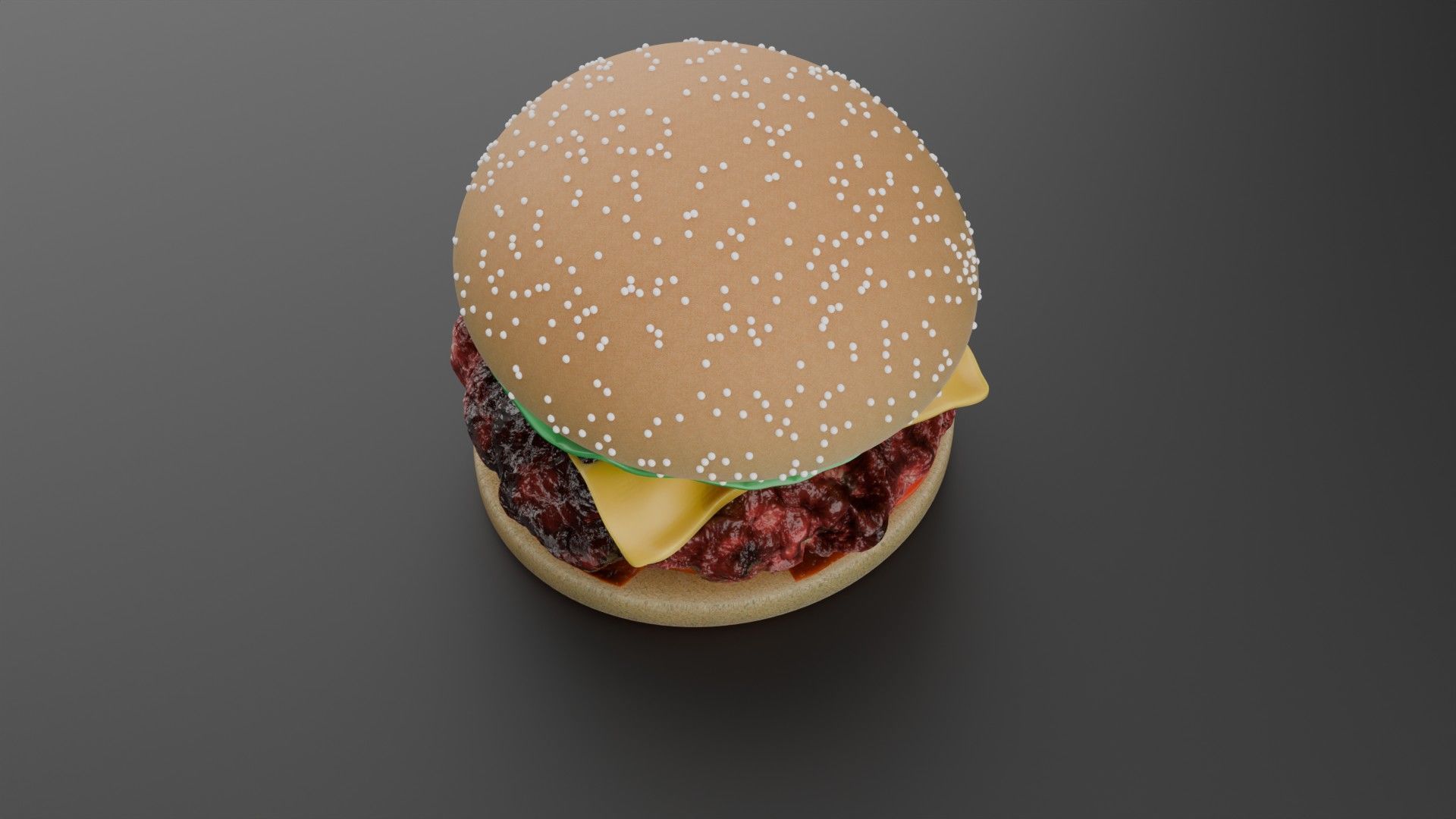  Burger 3D Model Free 3D model_4