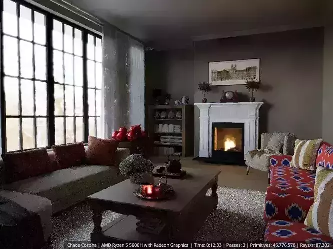 Traditional living room design