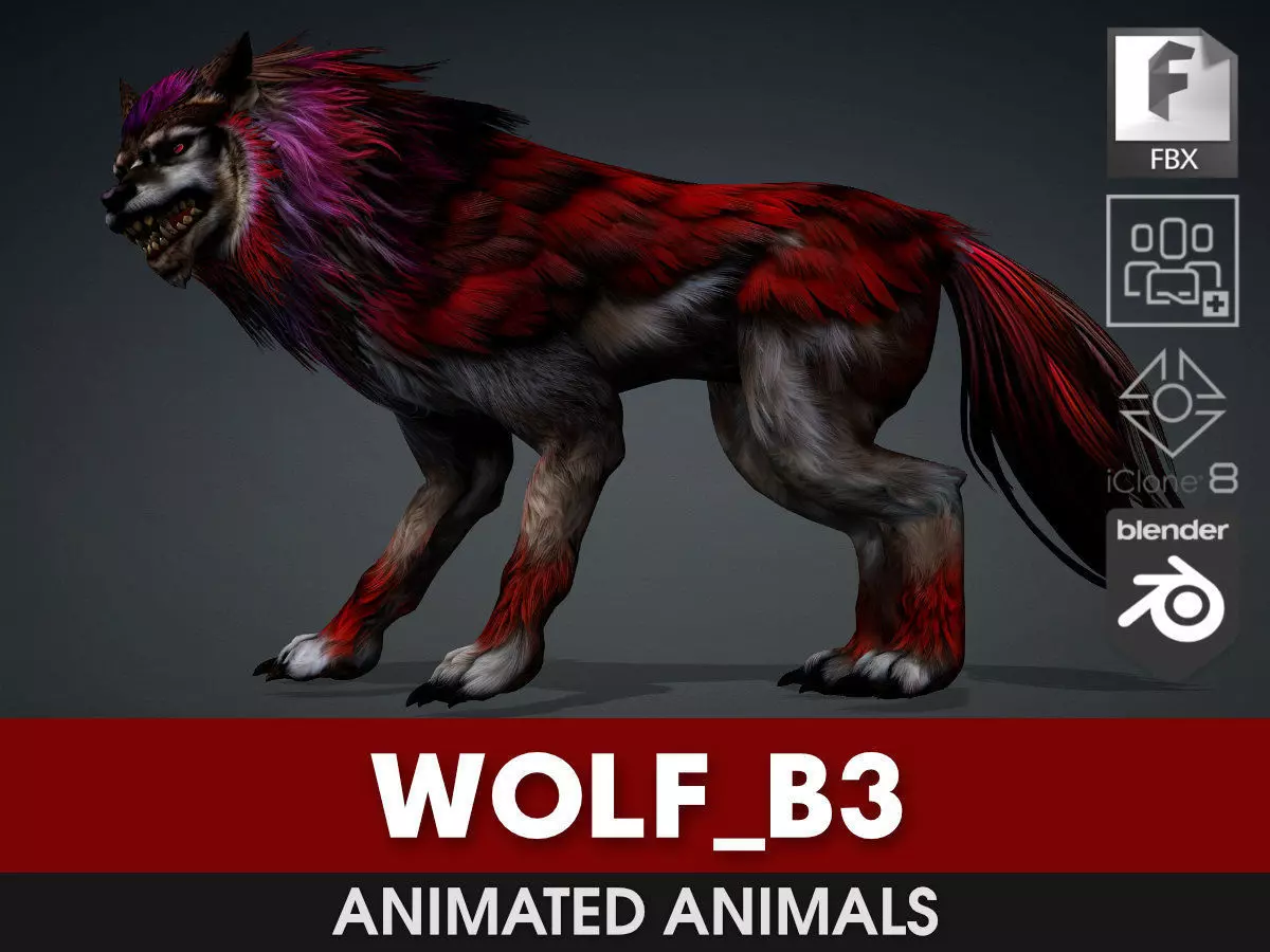Wolf-B3 3D model_0