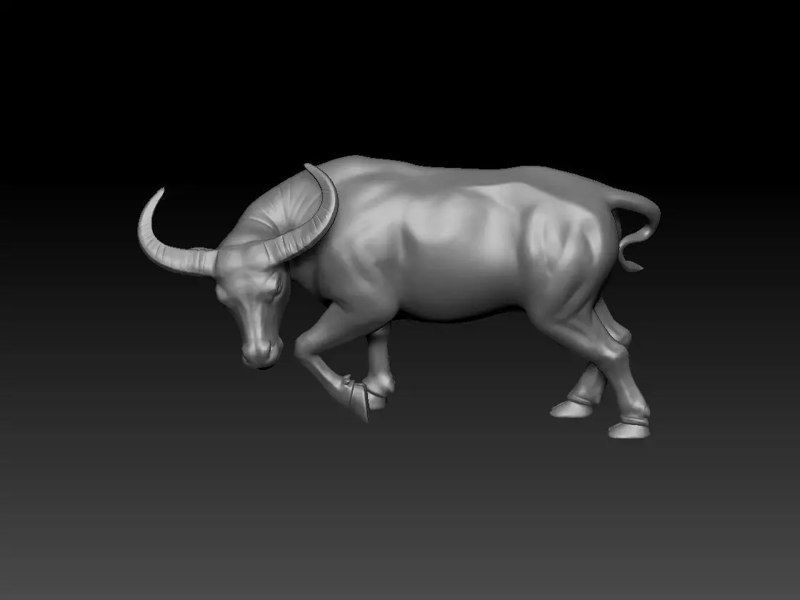 Buffalo asian 3D print model_0
