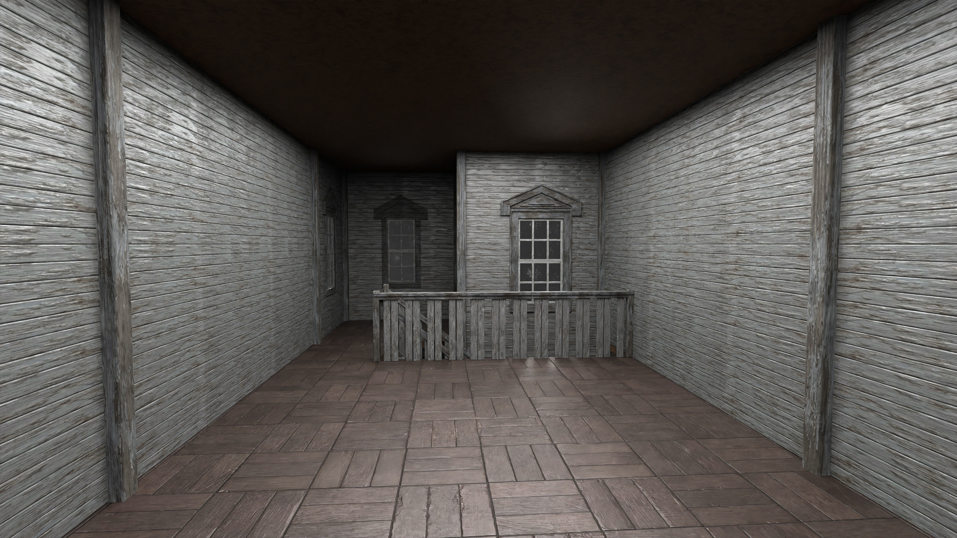 Old Abandoned House 1 3D model_10