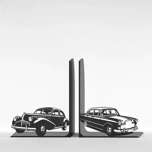 Classic Cars Bookends 3D print model