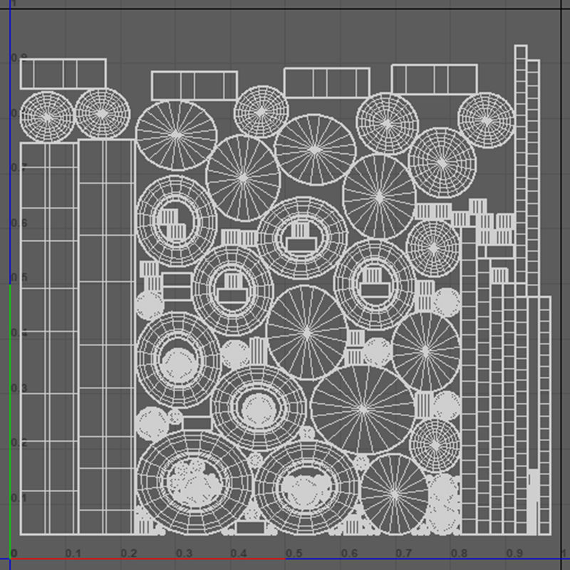 Medieval Necklace V02 Low-poly 3D model_10