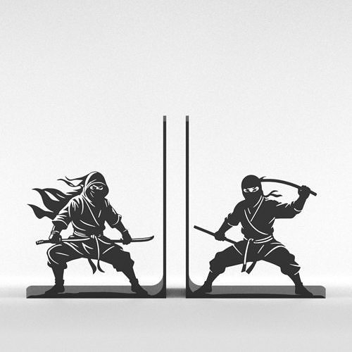 Ninja Bookends 3D print model