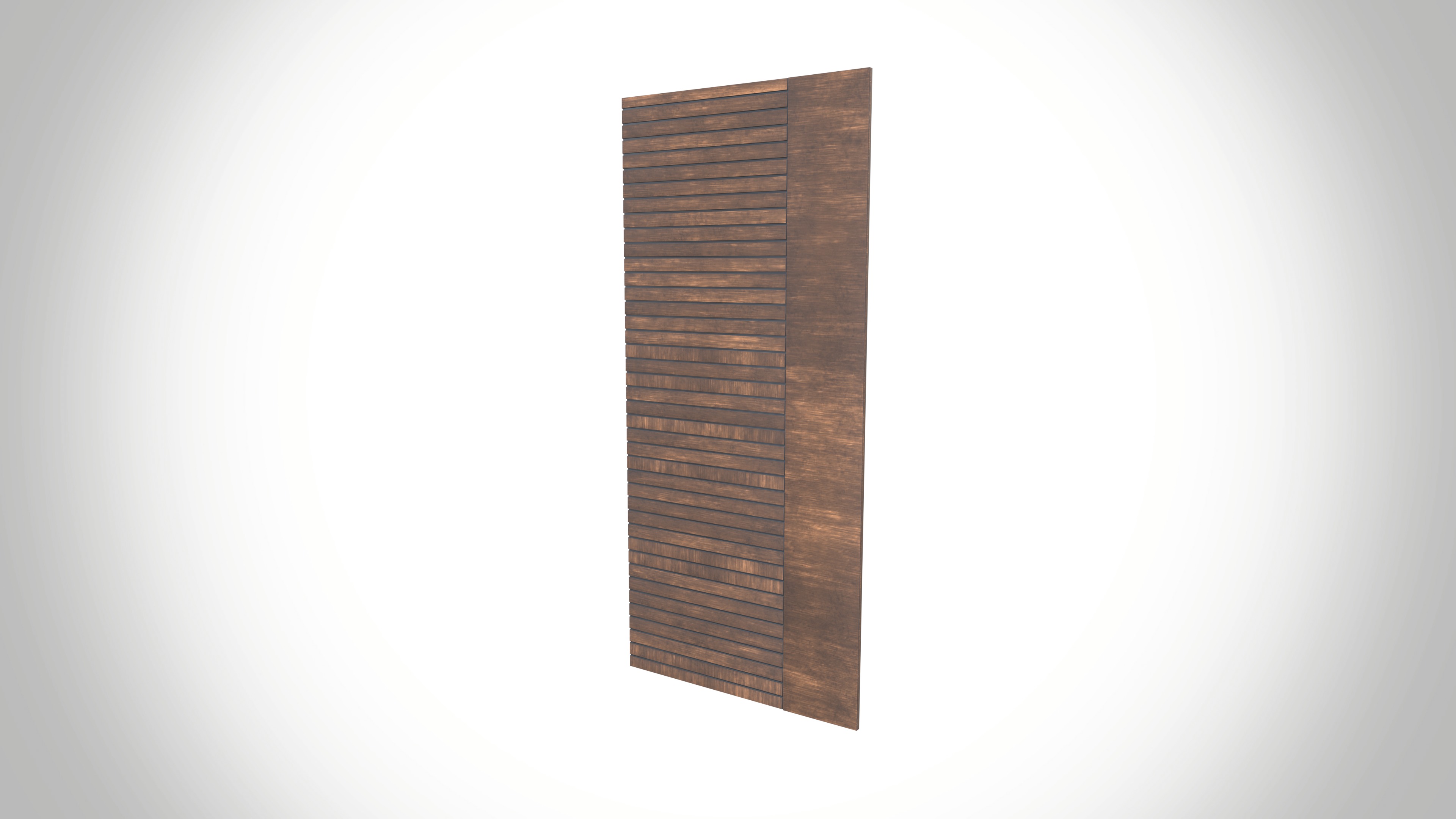 Door 1 Low-poly 3D model_6