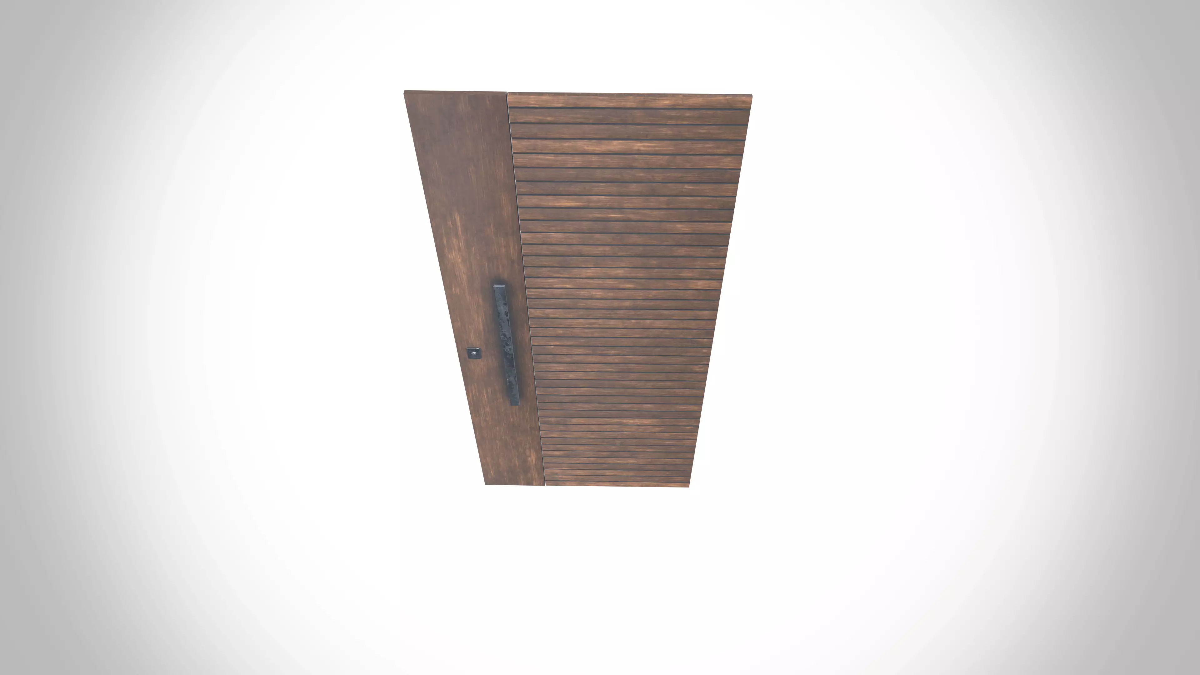 Door 1 Low-poly 3D model_0
