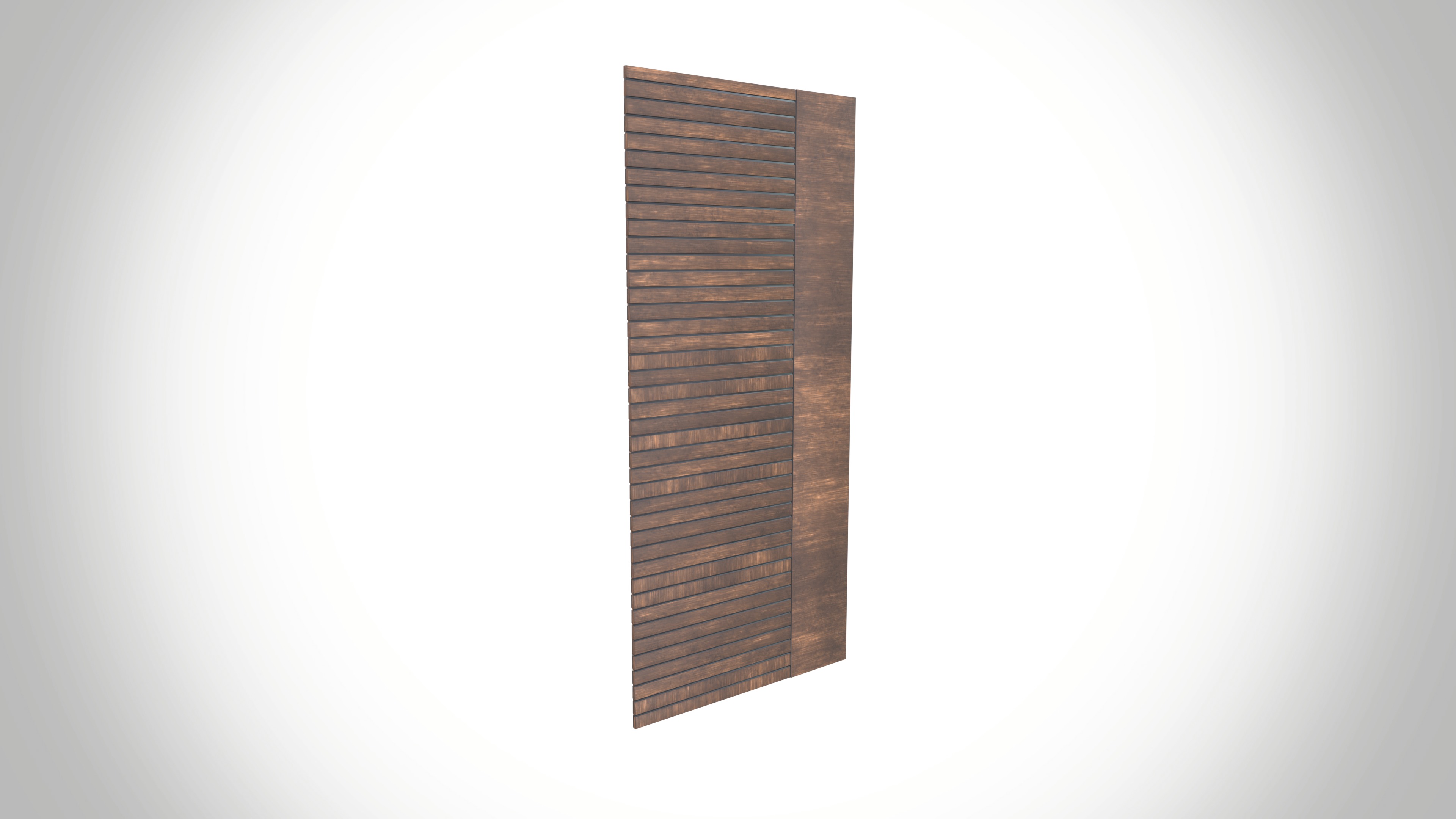 Door 1 Low-poly 3D model_7