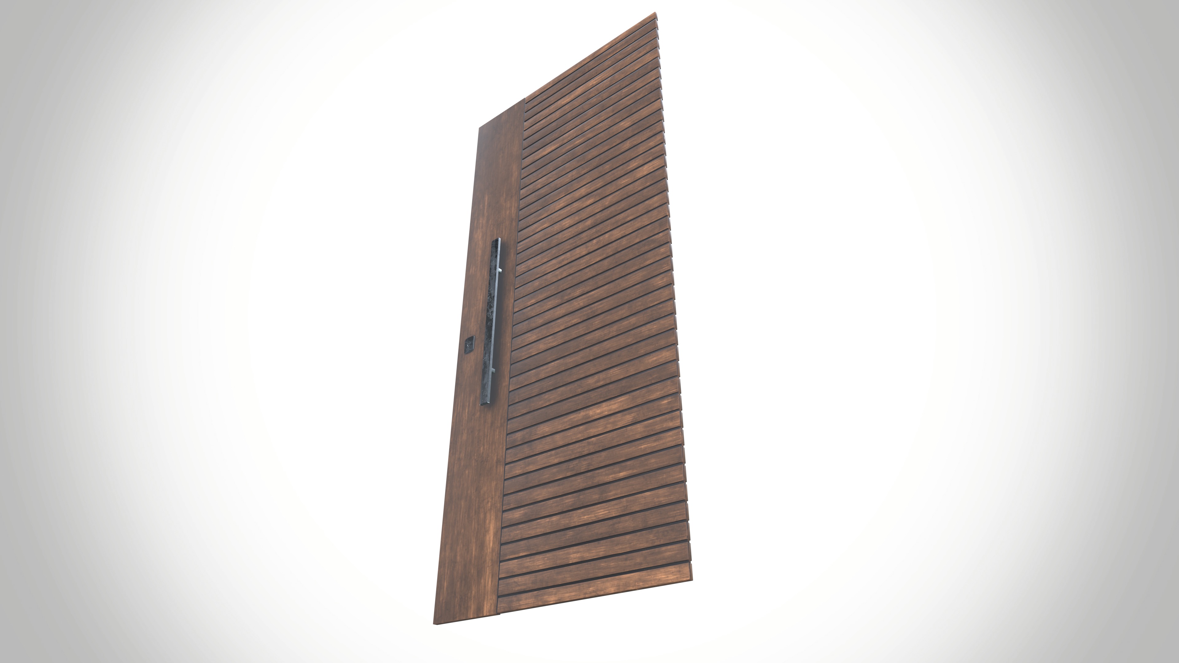 Door 1 Low-poly 3D model_5