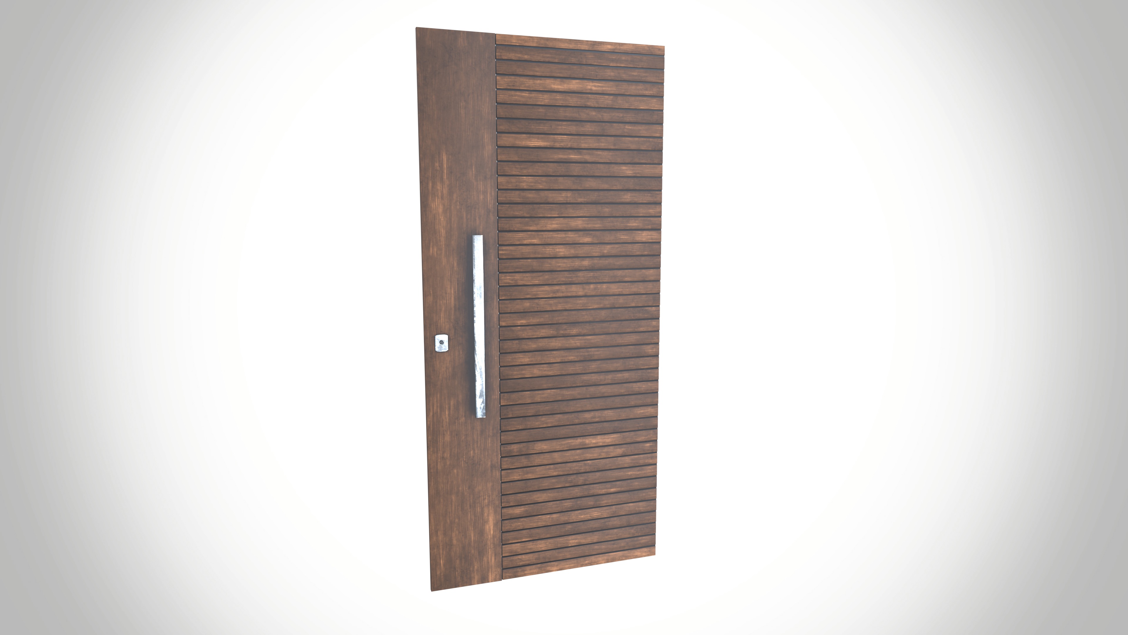 Door 1 Low-poly 3D model_2