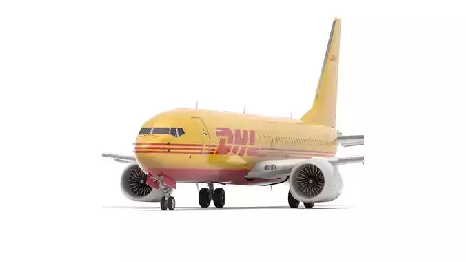Boeing 737-800 MAX DHL 3D model