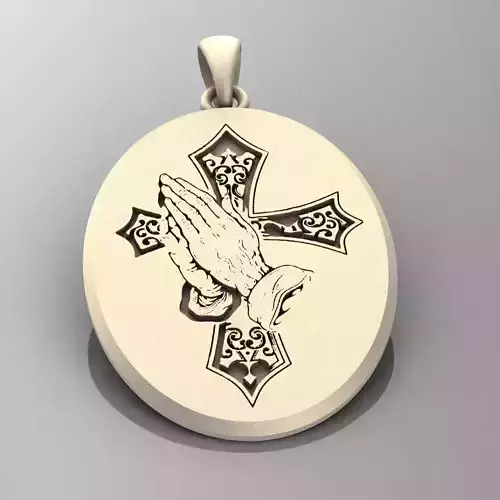 pendant prayer cross