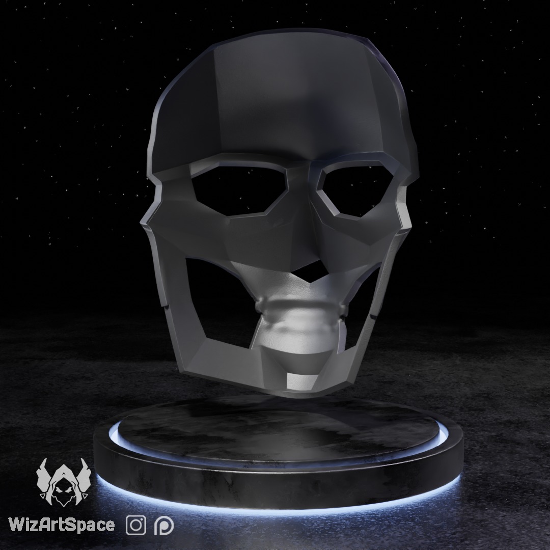 Cursed Mask Undesired Immortal Adventurer 3D print model_3