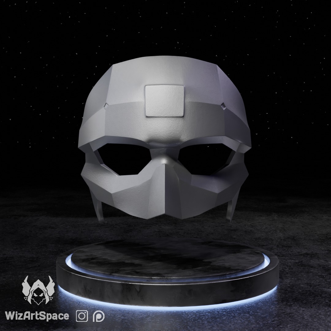 Cursed Mask Undesired Immortal Adventurer 3D print model_4