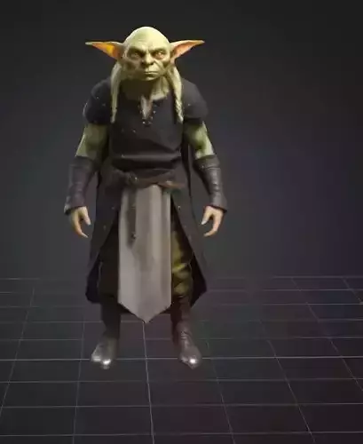 Fearless Goblin Hero  The Golden Warrior