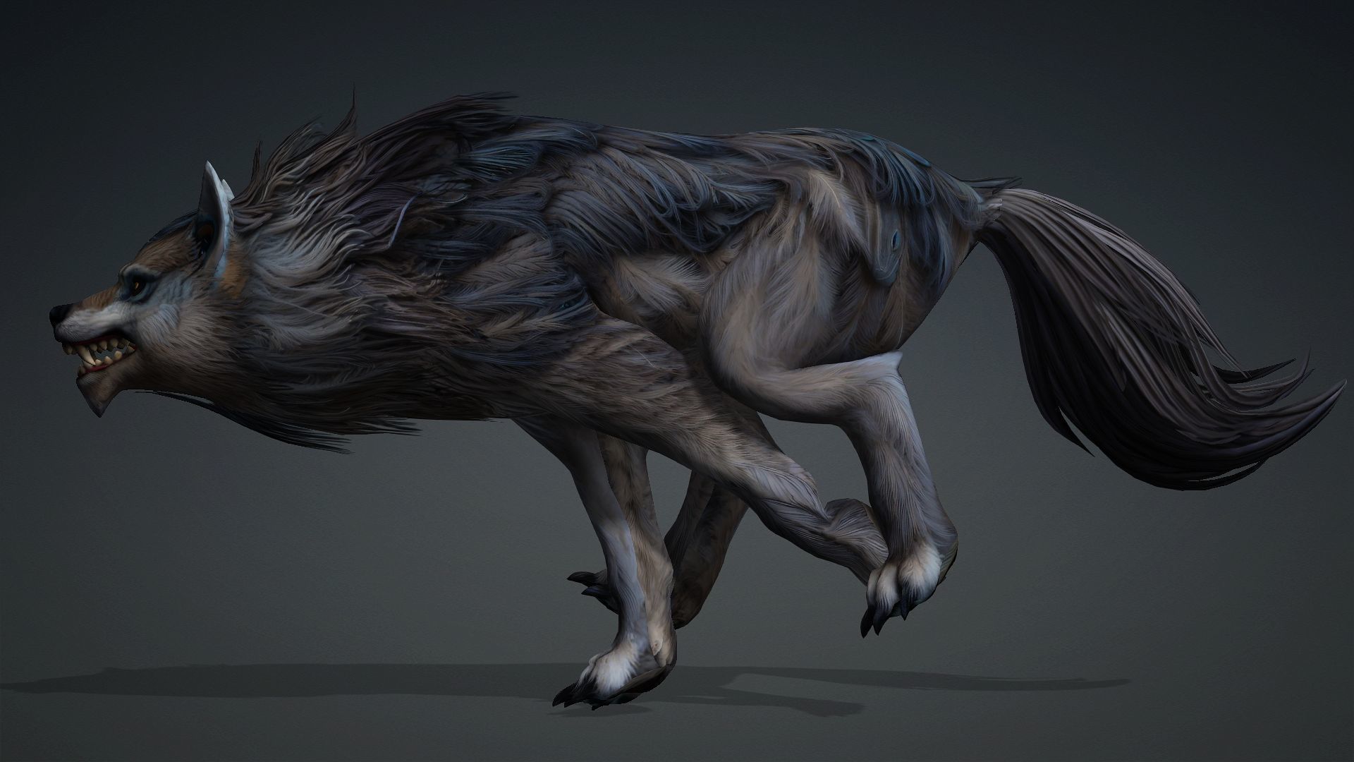 Wolf-B5 Low-poly 3D model_10