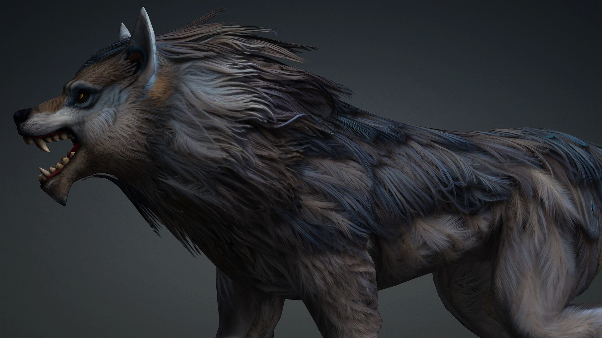 Wolf-B5 Low-poly 3D model_12