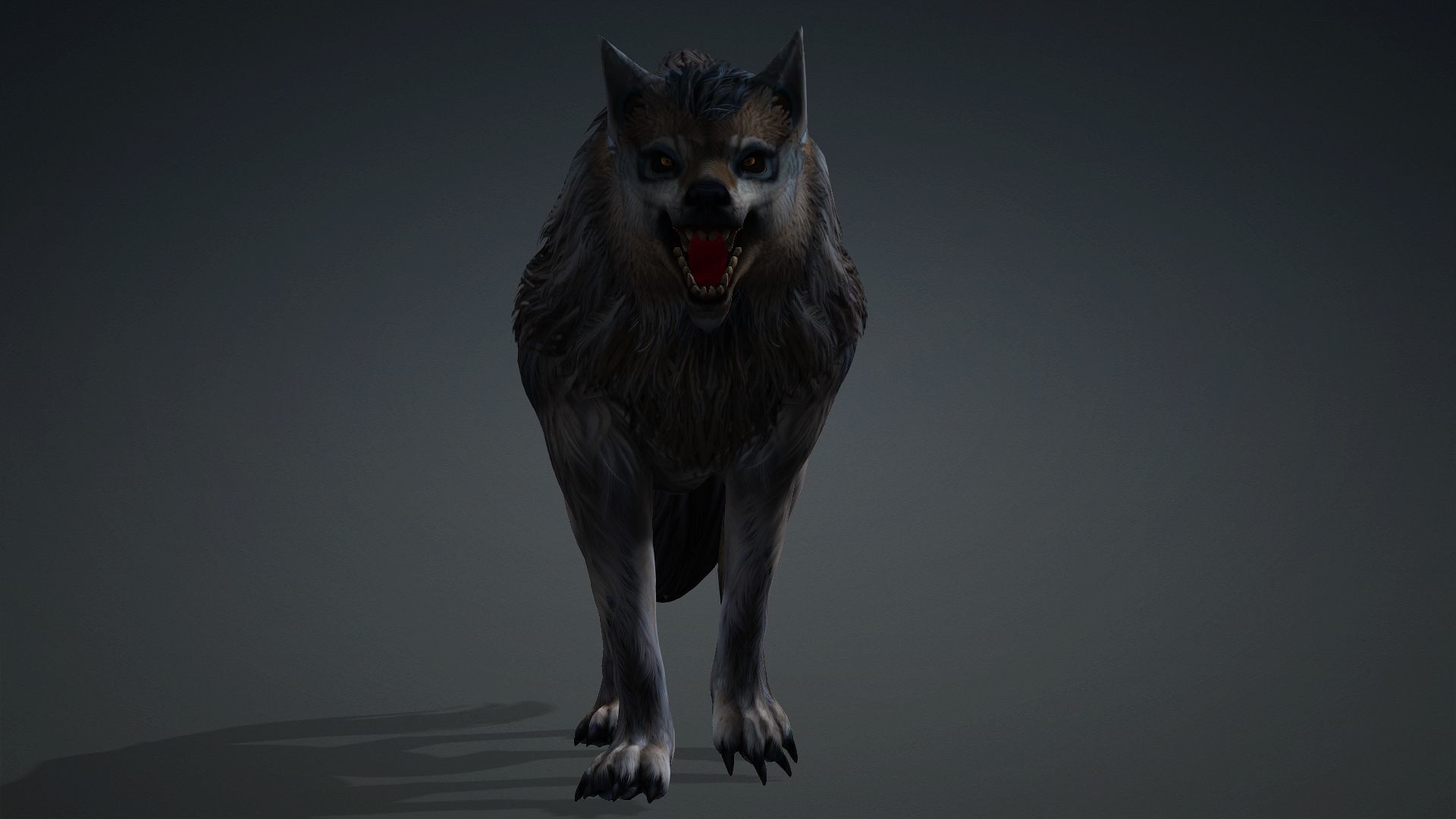 Wolf-B5 Low-poly 3D model_14