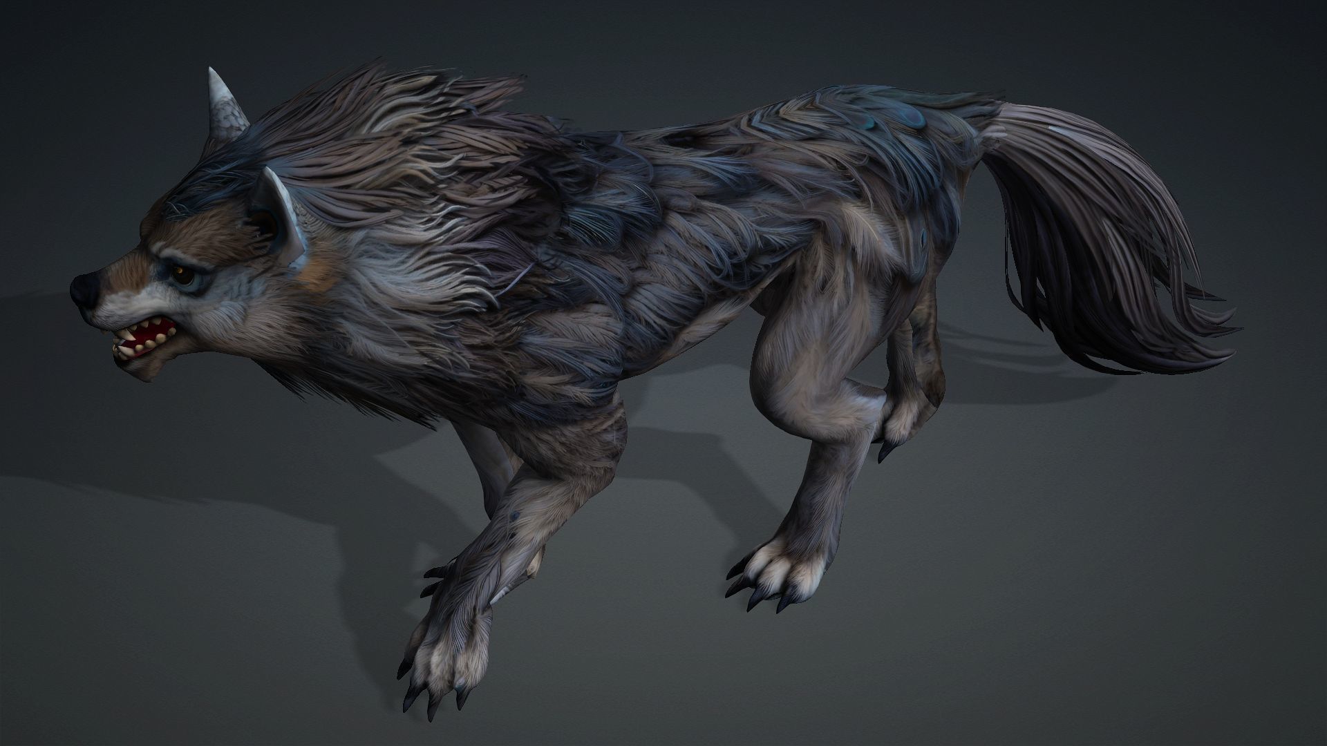 Wolf-B5 Low-poly 3D model_15