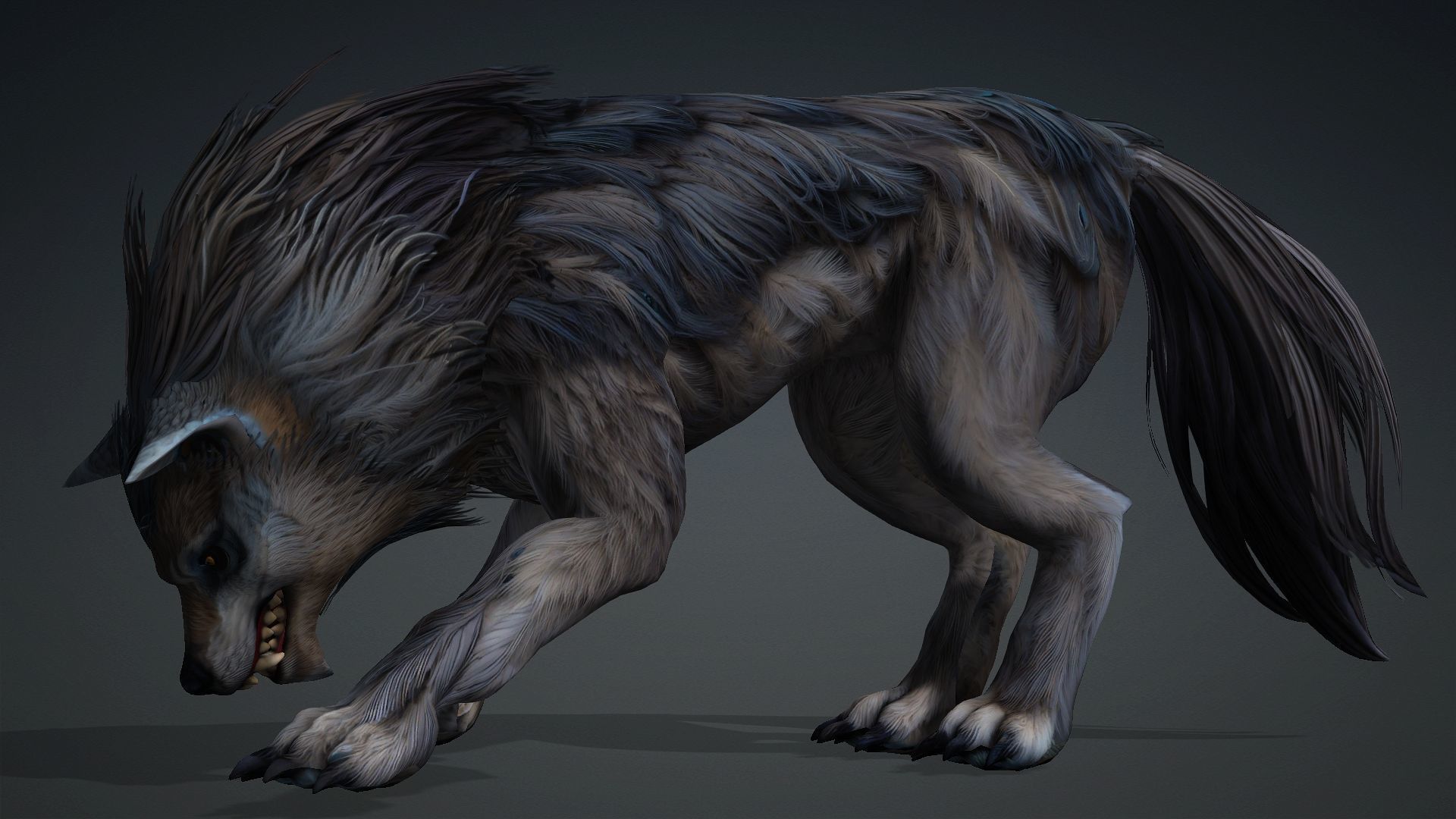 Wolf-B5 Low-poly 3D model_17